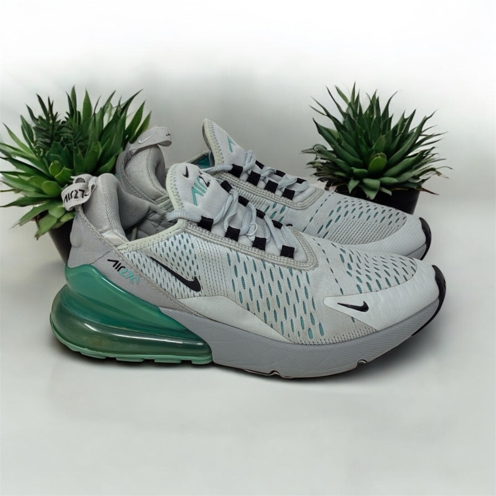 Nike Air Max 270 Youth Gray & Teal